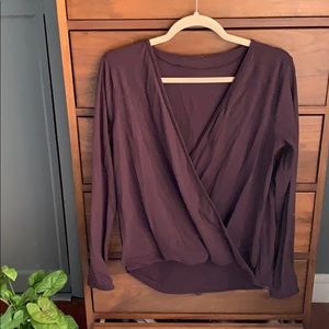 Lululemon long sleeve wrap top
